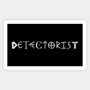 Detectorist in many fonts Sticker